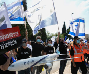 El Al ISRAEL PROTEST