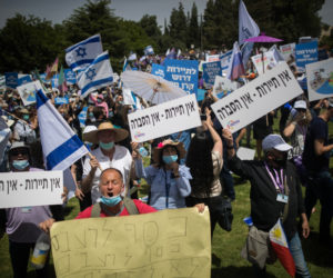 Israeli tourism workers protest