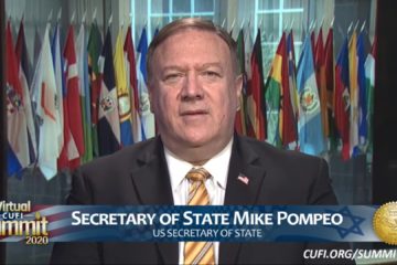 Mike Pompeo at CUFI Virtual Summit