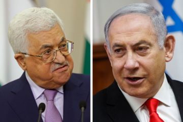 Benjamin Netanyahu and Abbas