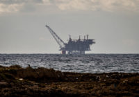Leviathan natural gas field ocean rig