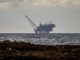 Leviathan natural gas field ocean rig