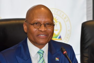 South African Chief Justice Mogoeng Mogoeng.