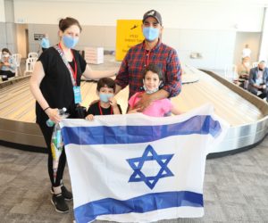 Nefesh BNefesh aliya flight arrives in Israel July 8 2020