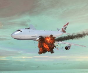 Plane explosion
