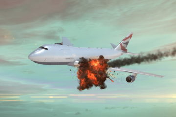 Plane explosion