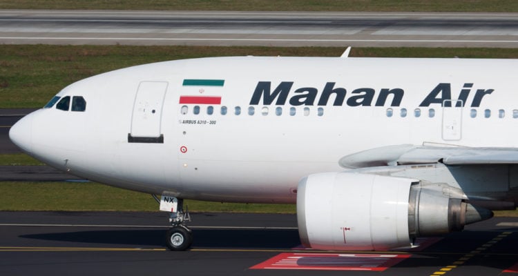 Argentina grounds Iranian Mahan Air cargo plane