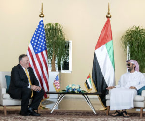 Mike Pompeo meets UAE national security adviser