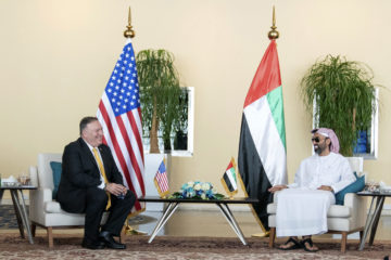 Mike Pompeo meets UAE national security adviser