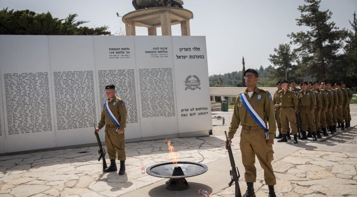 2 Arabs arrested for desecration of IDF memorial in Jerusalem