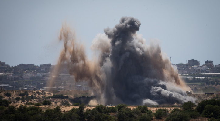 IDF aircraft, tanks pound Hamas terror targets in Gaza