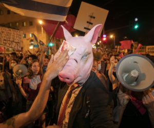 anti-Netanyahu protest