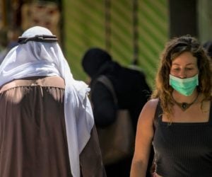 Face masks in Jerusalem