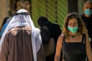Face masks in Jerusalem