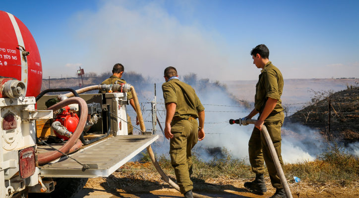 IDF hits Hamas targets, cuts off fuel after balloon arson from Gaza