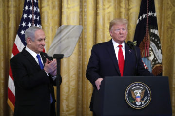 President Donald Trump and Prime Minister Benjamin Netanyahu at the White House