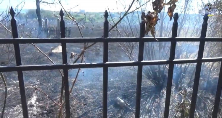 Fire hits Jewish cemetery in Uman, heatwave blamed