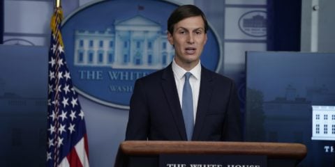 Jared Kushner at a White House news conference