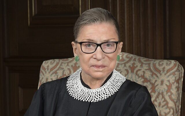 Supreme Court Justice Ginsburg’s lace collar to be part of permanent exhibit at Tel Aviv museum