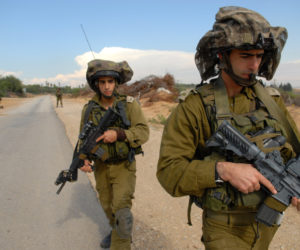 Soldiers of an Israeli army unit