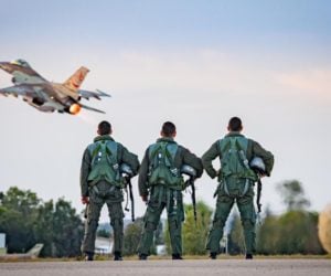 Israeli Air Force pilots during the ceremony marking the closure of the IAF's 117th Squadron at Ramat David Air Force Base, on September 30th, 2020.(Courtesy: IDF Spokesperson's Office)