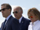Then-U.S. Vice President Joe Biden, seen with his son Hunter Biden, left, and his sister Valerie Biden Owens, right, in Sojevo, Kosovo, on Wednesday, Aug. 17, 2016. (AP Photo/Visar Kryeziu)