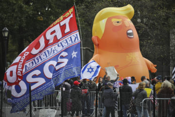 anti-Trump rally
