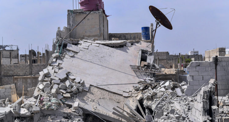 ‘Things happen’: Gantz coy on new Syrian airstrikes