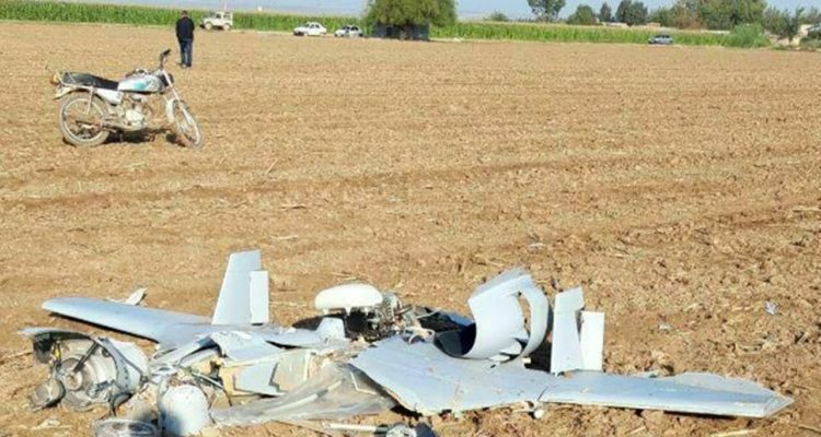 Suspected Israeli drone crashes in Iran