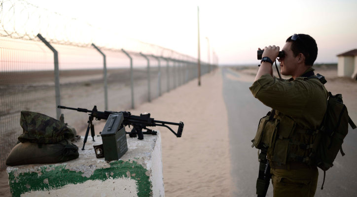 IDF fires on suspects at Gaza border after grenade thrown