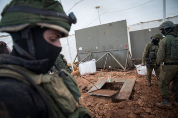 Israeli soldiers destroy Hamas terror tunnel