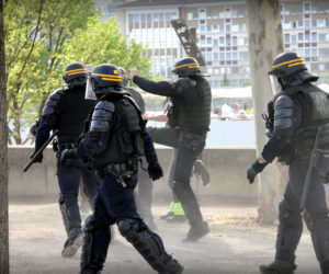 Police in Lyon, France