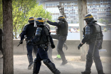 Police in Lyon, France