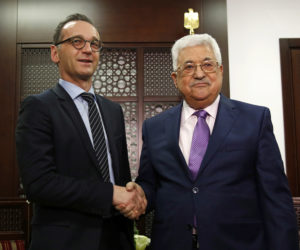 Mahmoud Abbas, Heiko Maas