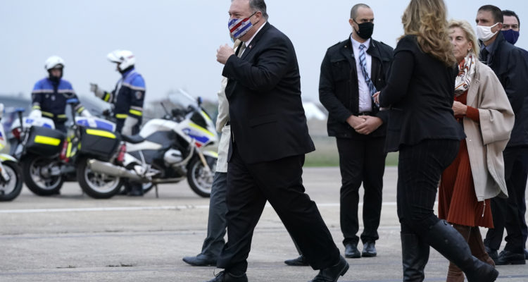 Pompeo launches 7-nation tour in France