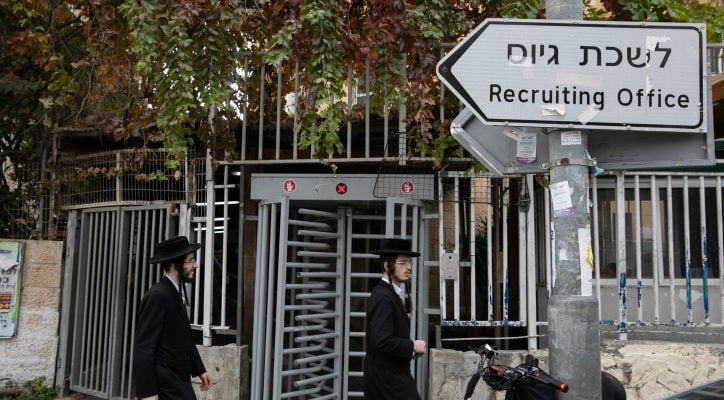 Netanyahu submits bill to draft ultra-Orthodox students