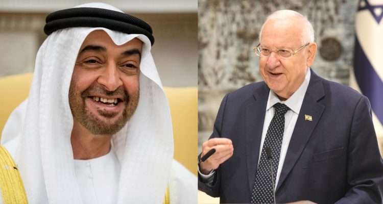 UAE Crown Prince, Israel’s President Rivlin exchange invitiations