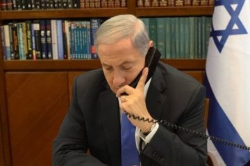 Netanyahu on phone