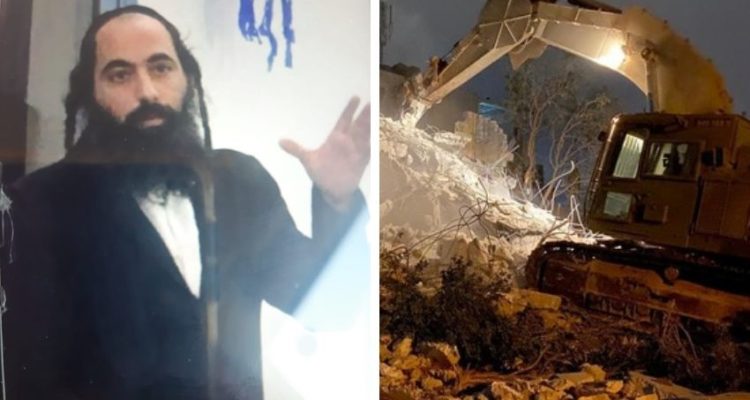 IDF demolishes house of terrorist killer who murdered rabbi walking home