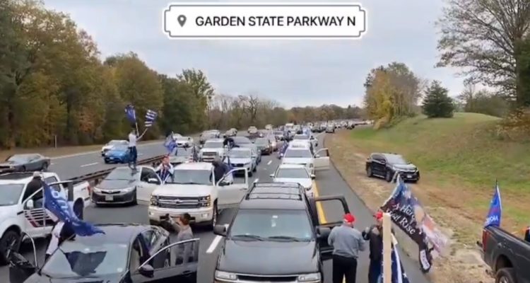 Trump convoys shut down traffic in New York, New Jersey