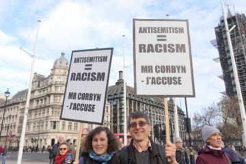 anti-semitism protest london
