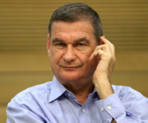 Former MK Haim Ramon at the Knesset, Israel's parliament in Jerusalem on Sep 5, 2012. (Flash90/Yoav Ari Dudkevitch)