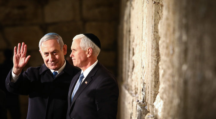 Pence in Chanukah call: Trump ‘greatest friend ever’ of Israel