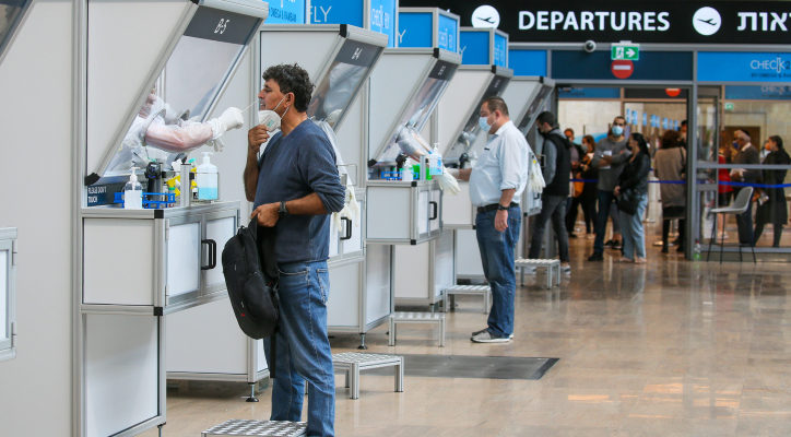 Netanyahu warns virus surge may force shutdown of air travel