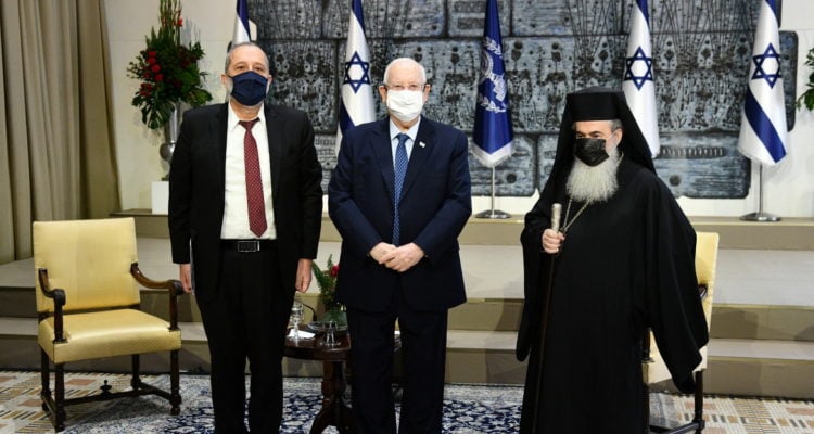 Israeli president holds traditional New Year’s reception for heads of Christian denominations
