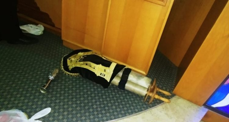 Israeli city stunned as synagogues vandalized, Torah scrolls flung to floor