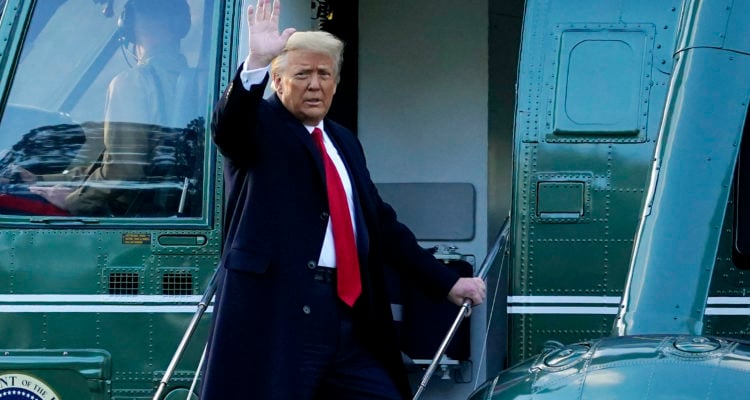 ‘We’ll see each other again,’ Trump promises as he boards Marine One