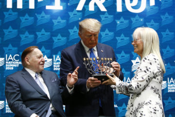 Donald Trump, Miriam Adelson, Sheldon Adelson
