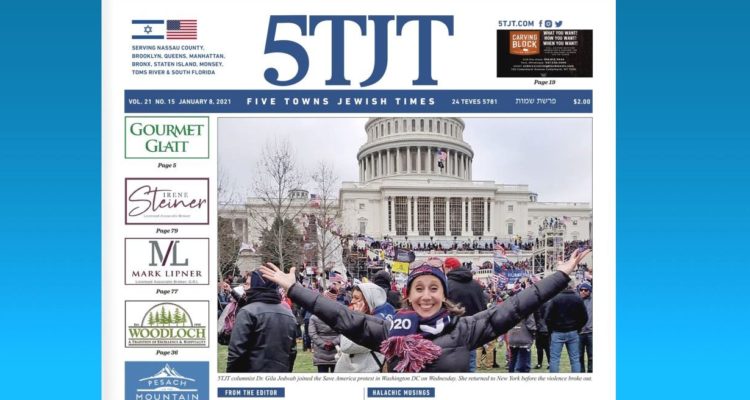 NY Jewish paper’s pro-Trump Capitol Hill cover photo riles community