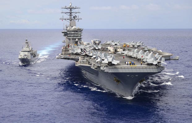 Iran launches major military exercise as US orders Nimitz to stay in region